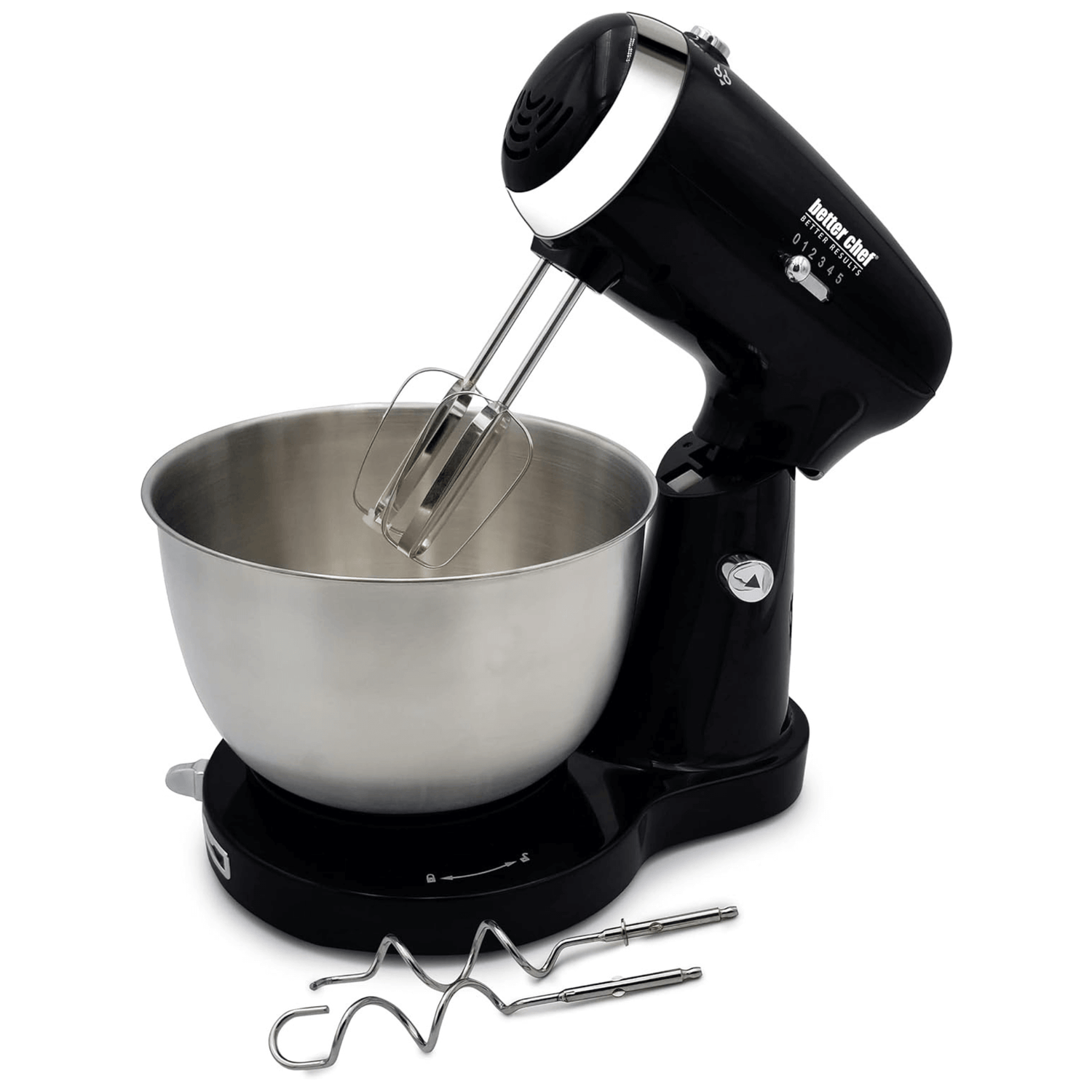 Better Chef 350W Classic Stand Mixer with Stainless Steel Bowl Jupiter Gear Home