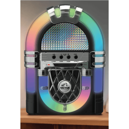 Victor BLVD Mini Bluetooth Jukebox with Multicolor LED Lighting Jupiter Gear Home
