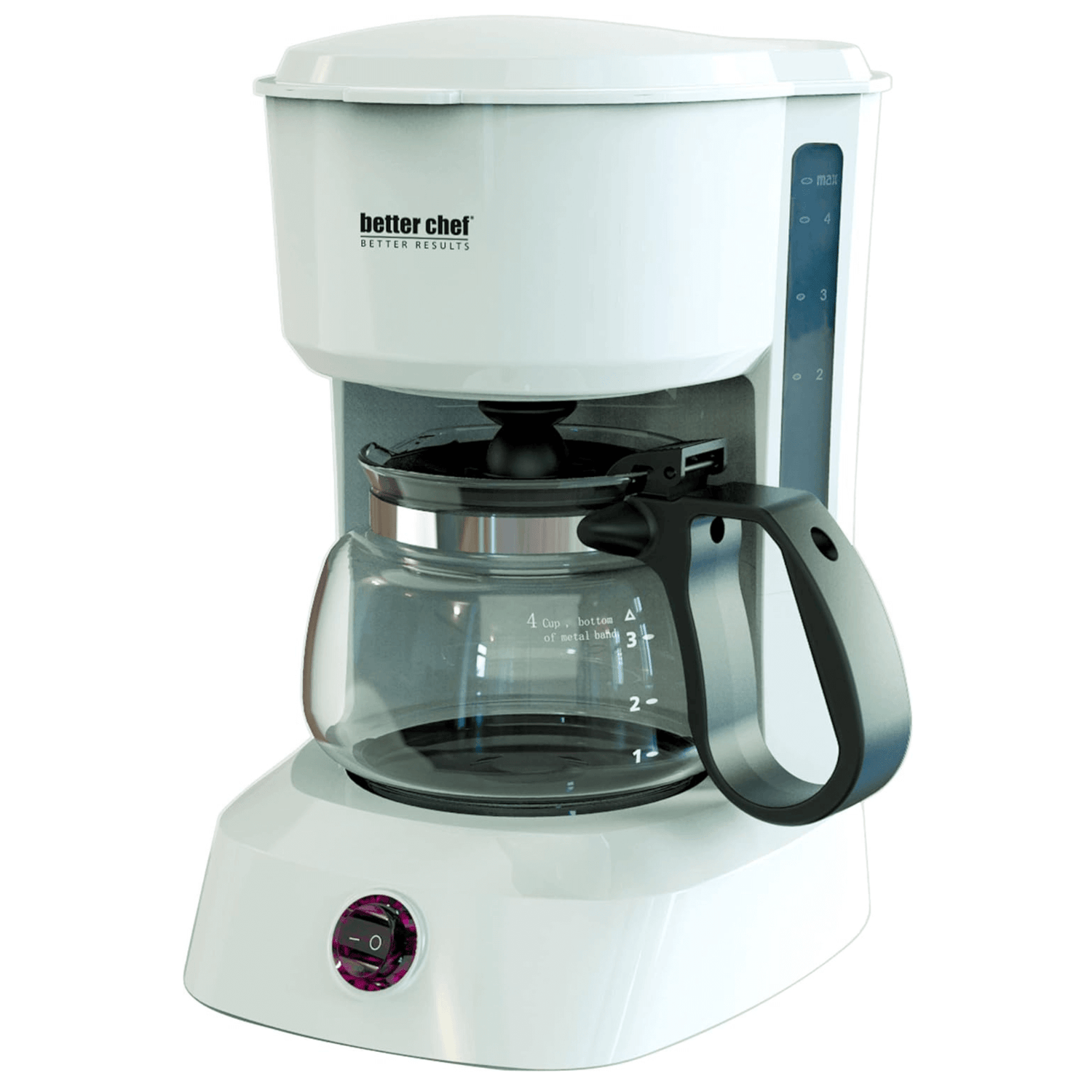 Better Chef 4-Cup Coffeemaker with Grab-A-Cup Feature Jupiter Gear Home