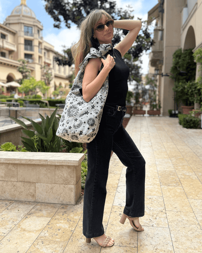 Kathmandu Collection Celestial Print Hobo Bag Jupiter Gear Home