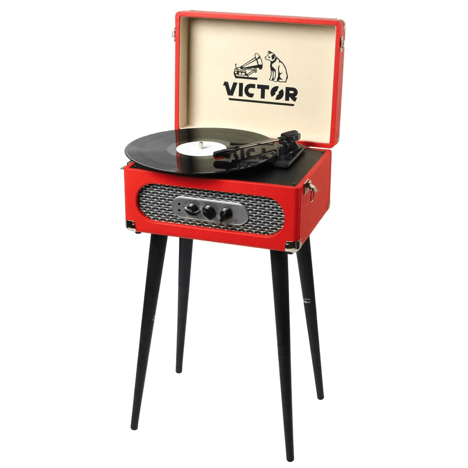 Victor Andover 5-in-1 Music Center Red - Refurbished Jupiter Gear Home