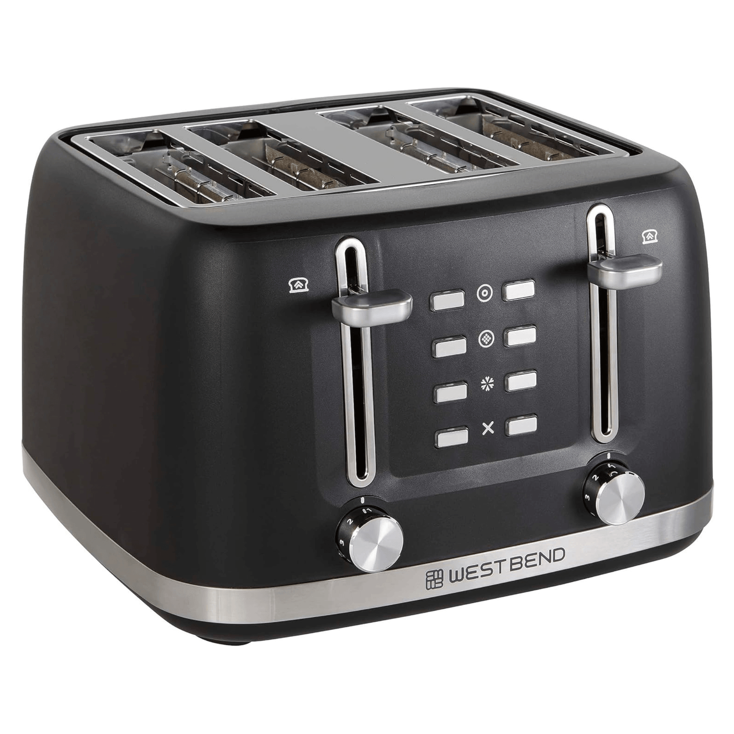 West Bend 4-Slice Multi-Function Toaster with Stainless Accents Jupiter Gear Home