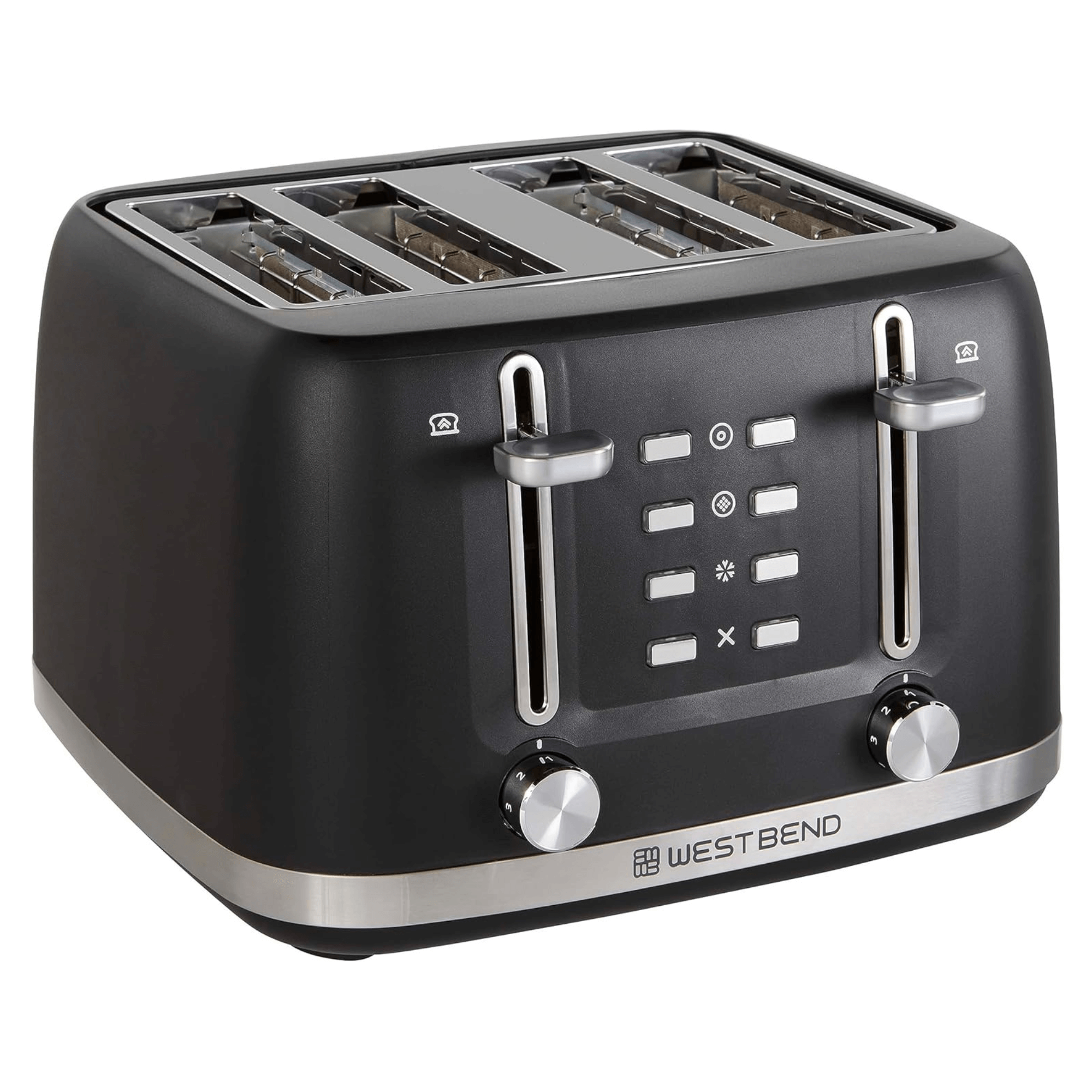 West Bend 4-Slice Multi-Function Toaster with Stainless Accents Jupiter Gear Home