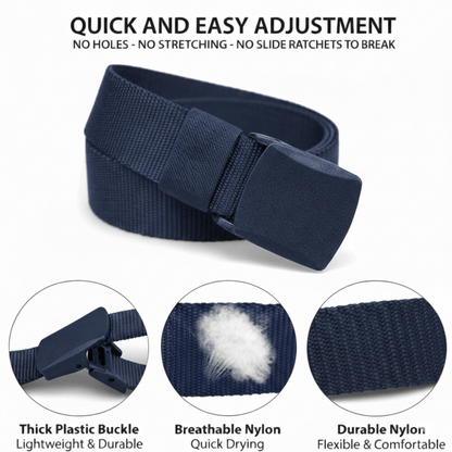 XGear Tactical Adjustable Nylon Belt with Plastic Buckle Jupiter Gear Home
