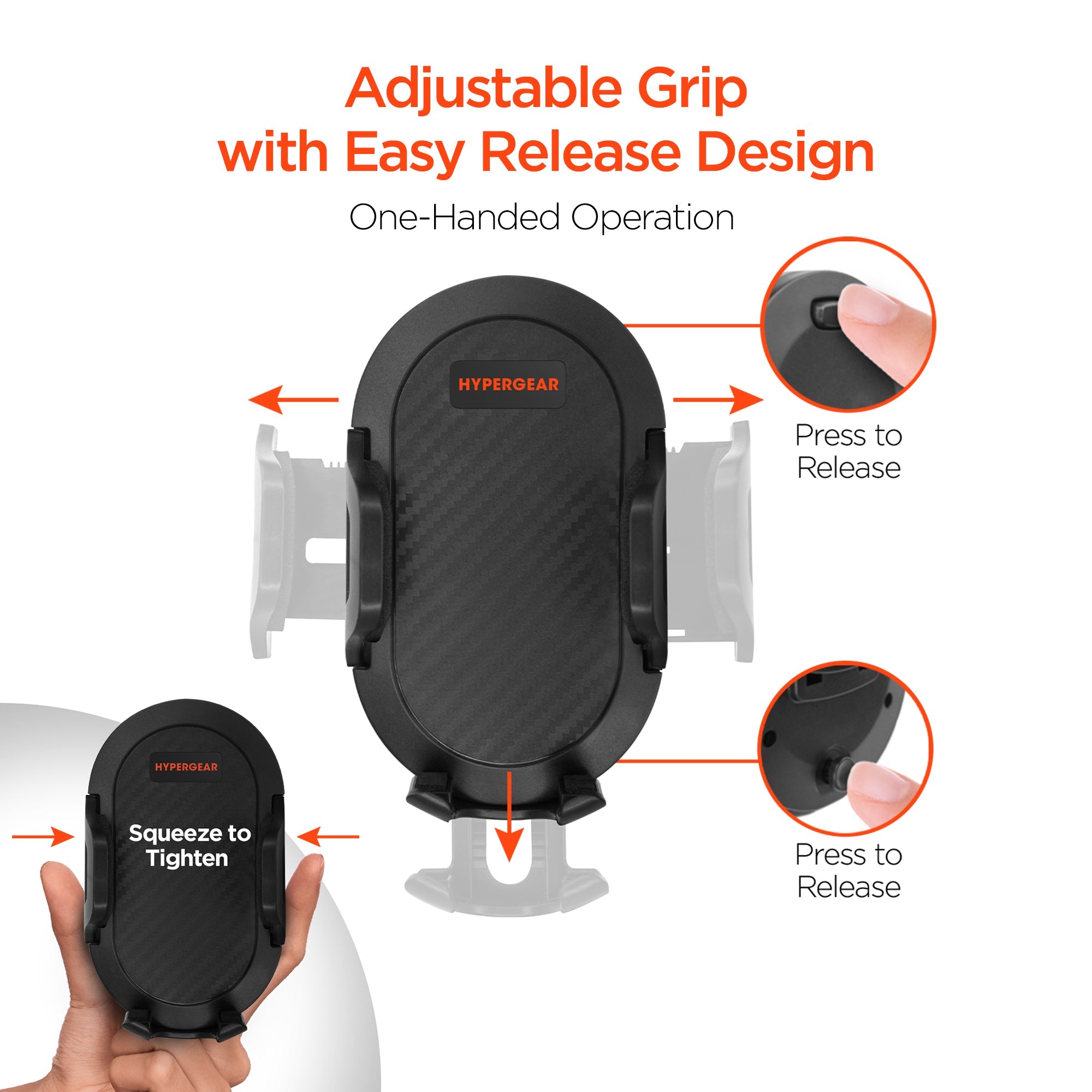 HyperGear 3-in-1 Phone Mount Kit Jupiter Gear Home