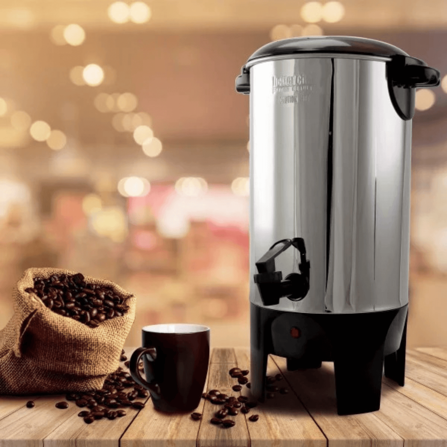 Better Chef 10 to 50 Cup Stainless Steel Urn Coffeemaker Jupiter Gear Home