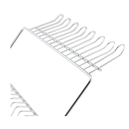 Better Chef 22" 2-Tier Chrome Deluxe Dish Rack Jupiter Gear Home