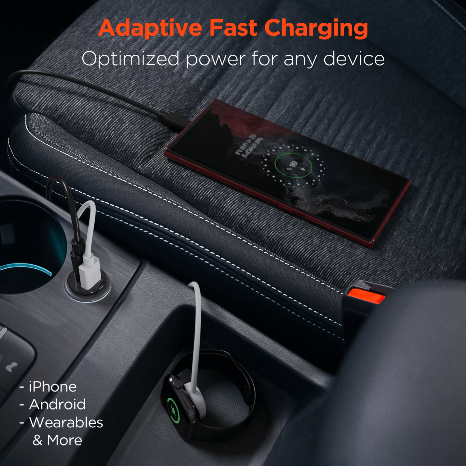 HyperGear Mini 20W USB-C PD + 18W USB Fast Car Charger Jupiter Gear Home