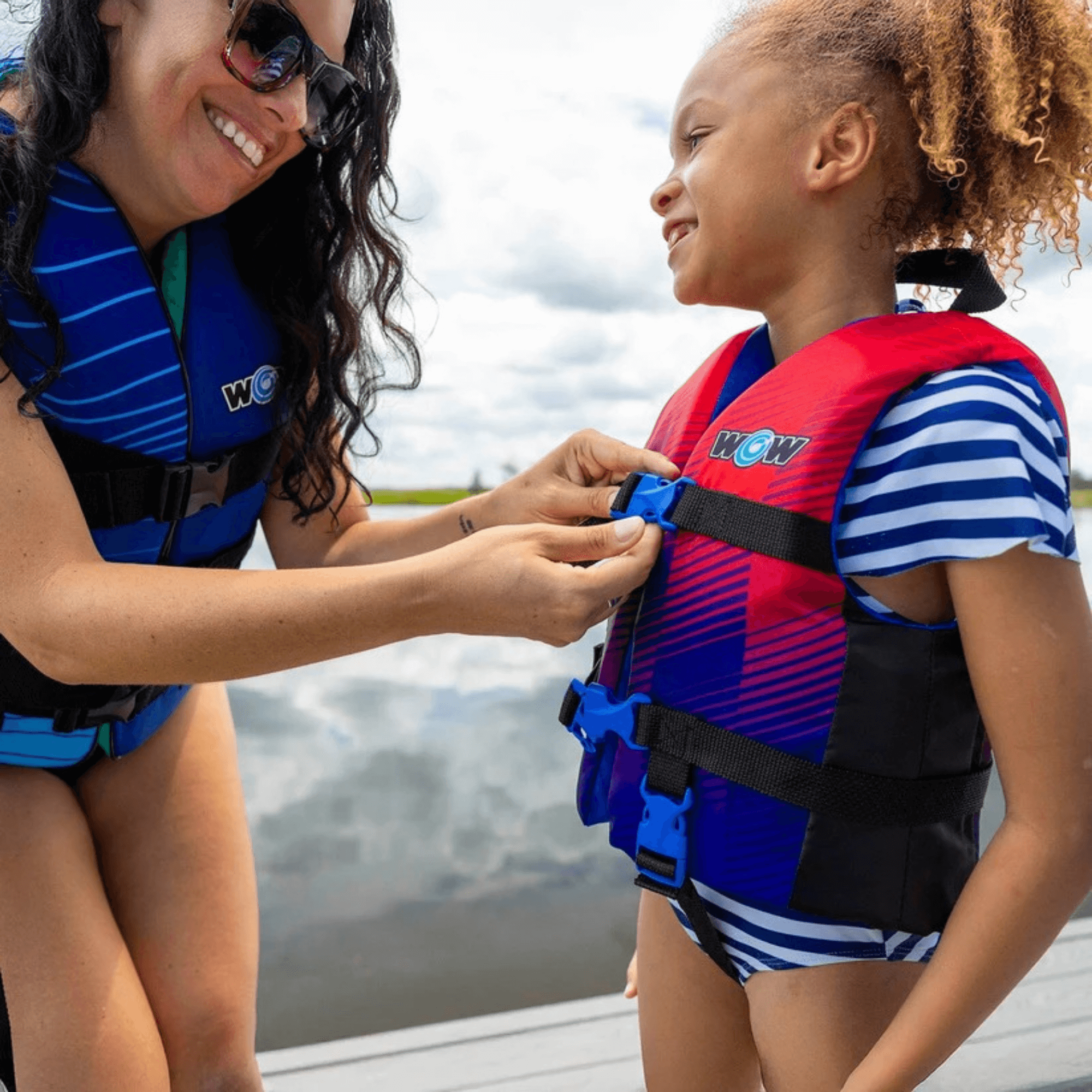 WOW Watersports Vis-Wave Child Life Vest Jupiter Gear Home