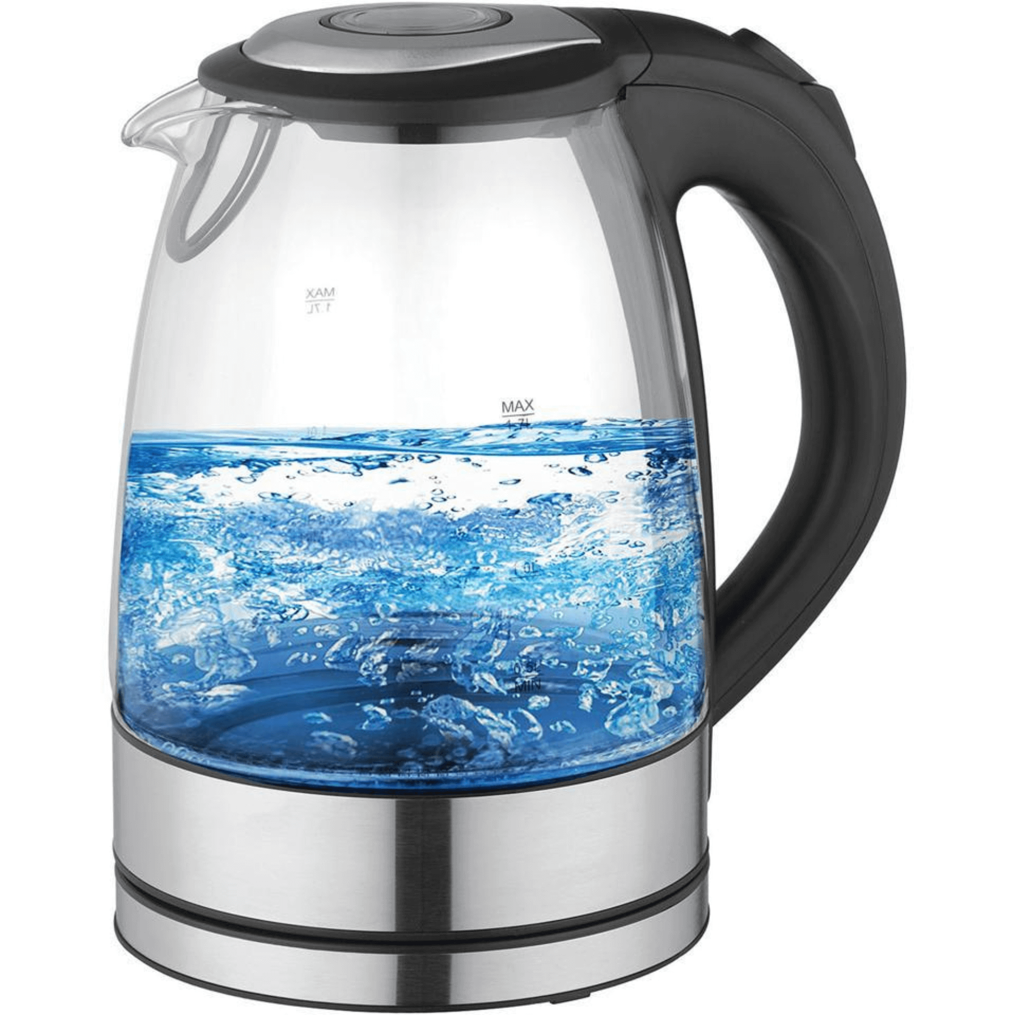 Better Chef 1500W 7-Cup Cordless Electric Borosilicate Glass Kettle with 360 Degree Swivel Base Jupiter Gear Home