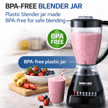 Better Chef 10-Speed 400W Plastic Jar Blender Jupiter Gear Home