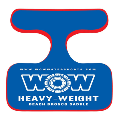 WOW Watersports Beach Bronco 1 Person Heavy Weight Floating Pool Seat Jupiter Gear Home