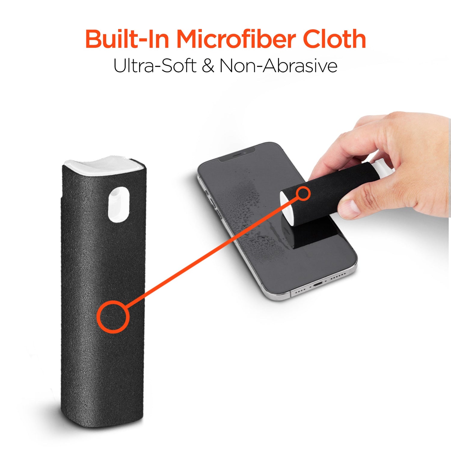 HyperGear ScreenWhiz 2-in-1 Screen Cleaning Kit Jupiter Gear Home