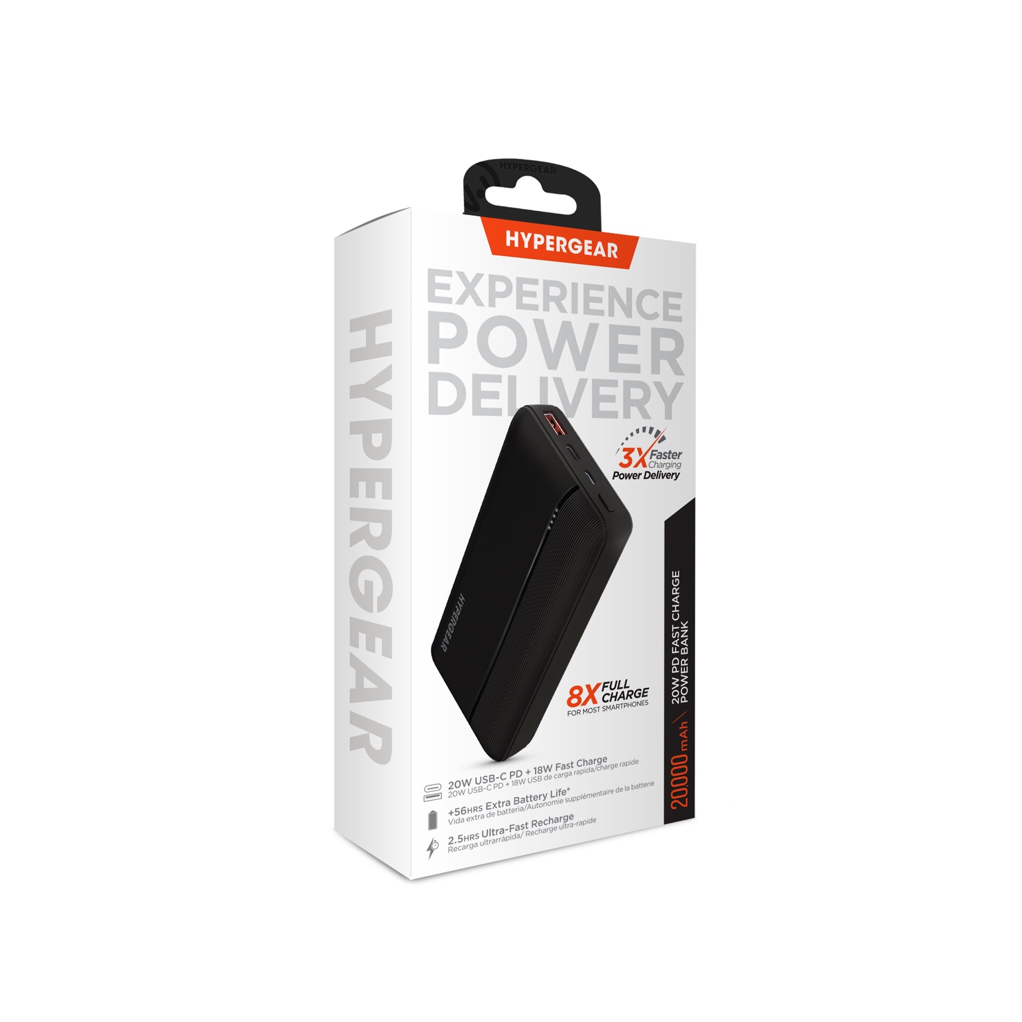 HyperGear 20000mAh 20W PD + USB Power Bank Jupiter Gear Home