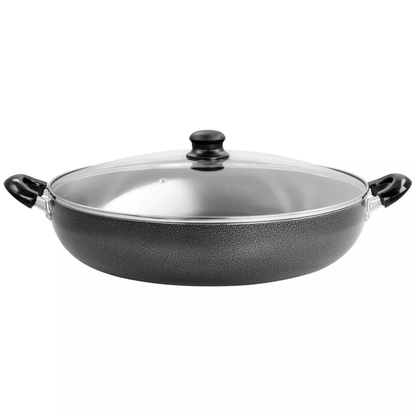 Better Chef 14" Aluminum Non-Stick Deep Fryer with Glass Lid Jupiter Gear Home