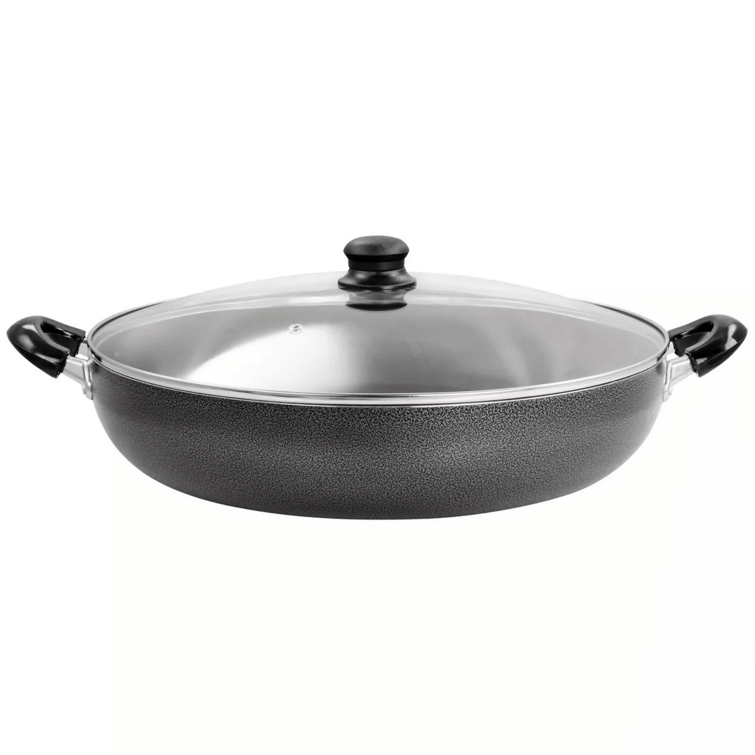 Better Chef 16" Aluminum Non-Stick Deep Fryer with Glass Lid Jupiter Gear Home