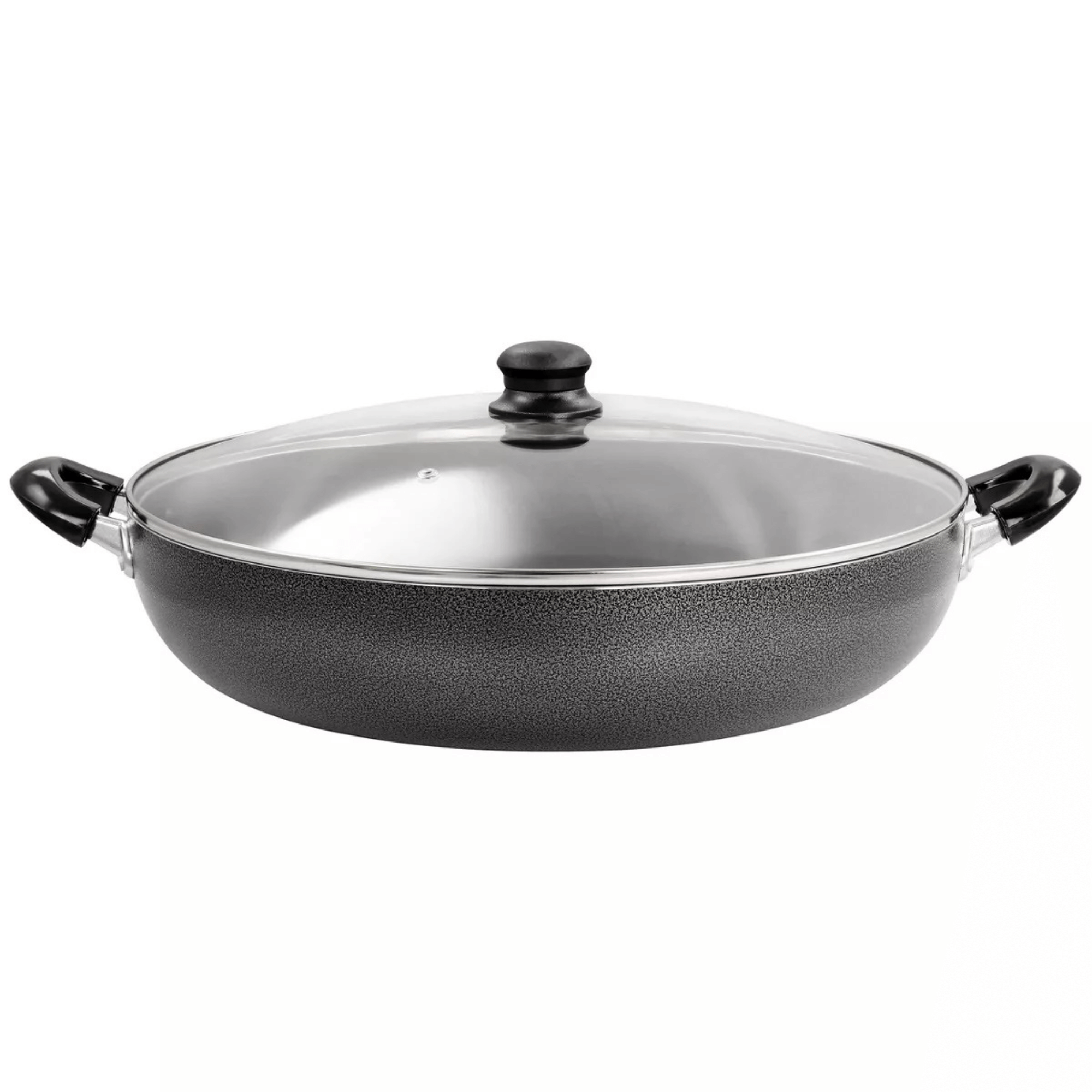 Better Chef 16" Aluminum Non-Stick Deep Fryer with Glass Lid Jupiter Gear Home