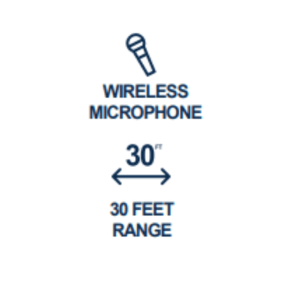 Emerson Professional Microphone Kit with Wireless Receiver Jupiter Gear Home