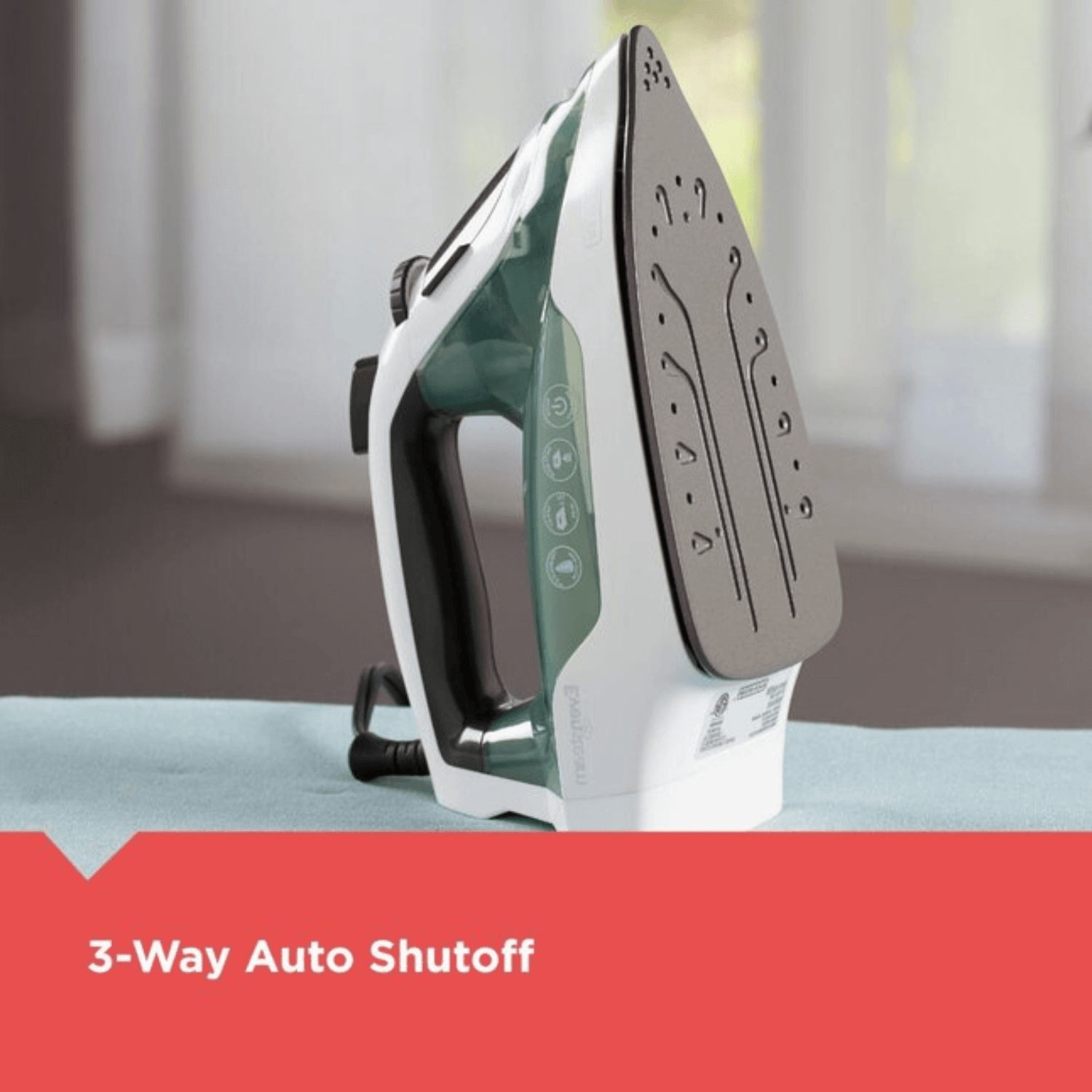 Black &amp; Decker Easy Steam TrueGlide Nonstick SmartSteam Compact Iron - REFURBISHED Jupiter Gear Home
