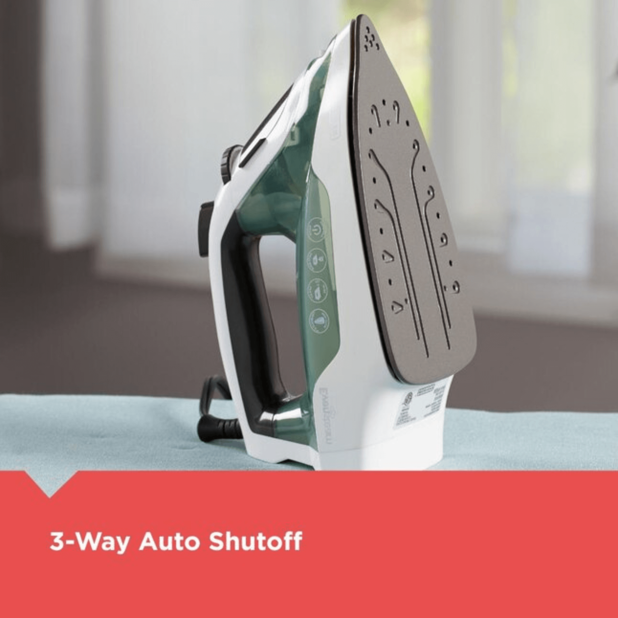 Black &amp; Decker Easy Steam TrueGlide Nonstick SmartSteam Compact Iron - REFURBISHED Jupiter Gear Home