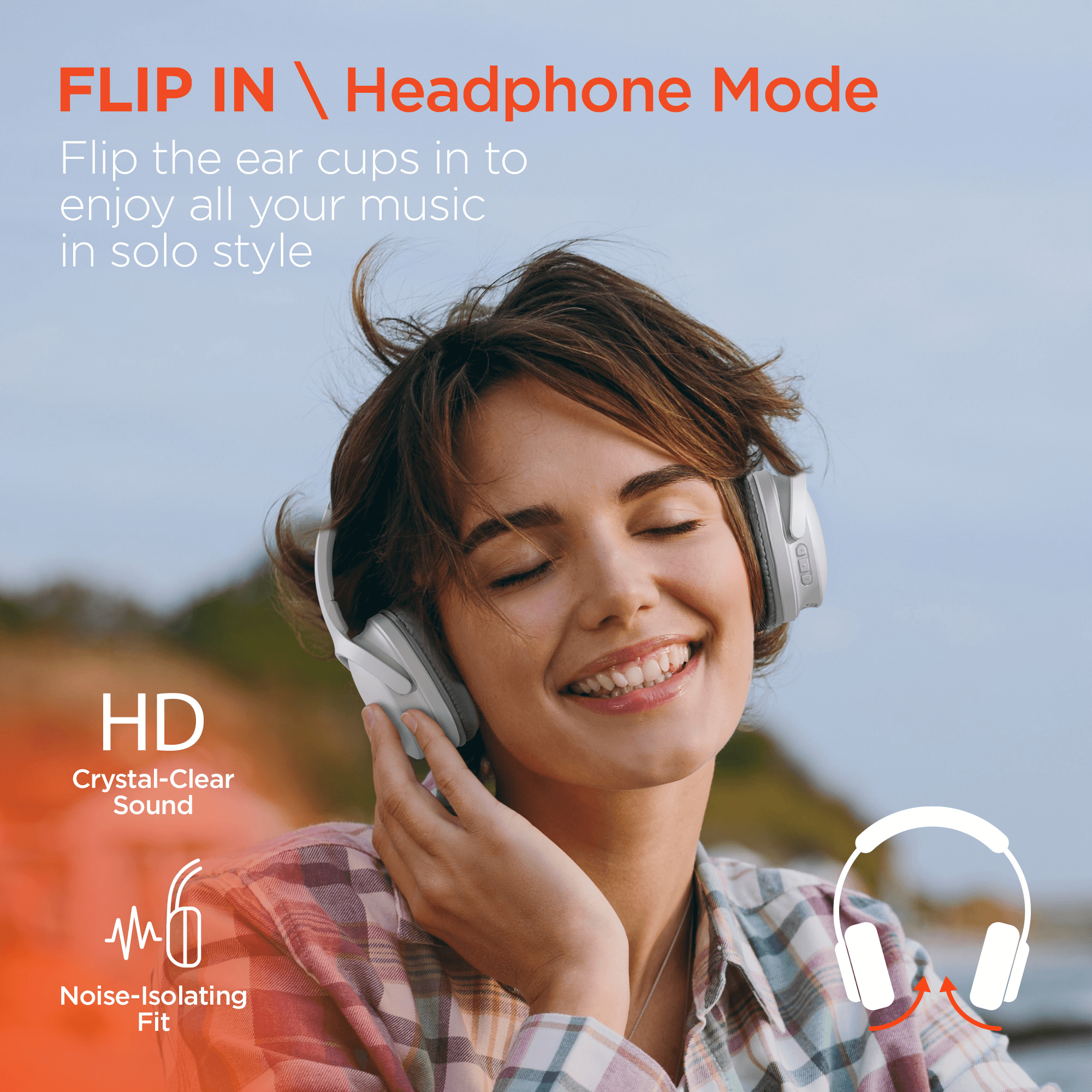 HyperGear Flip 2-in-1 Headphones Plus Speaker Jupiter Gear Home