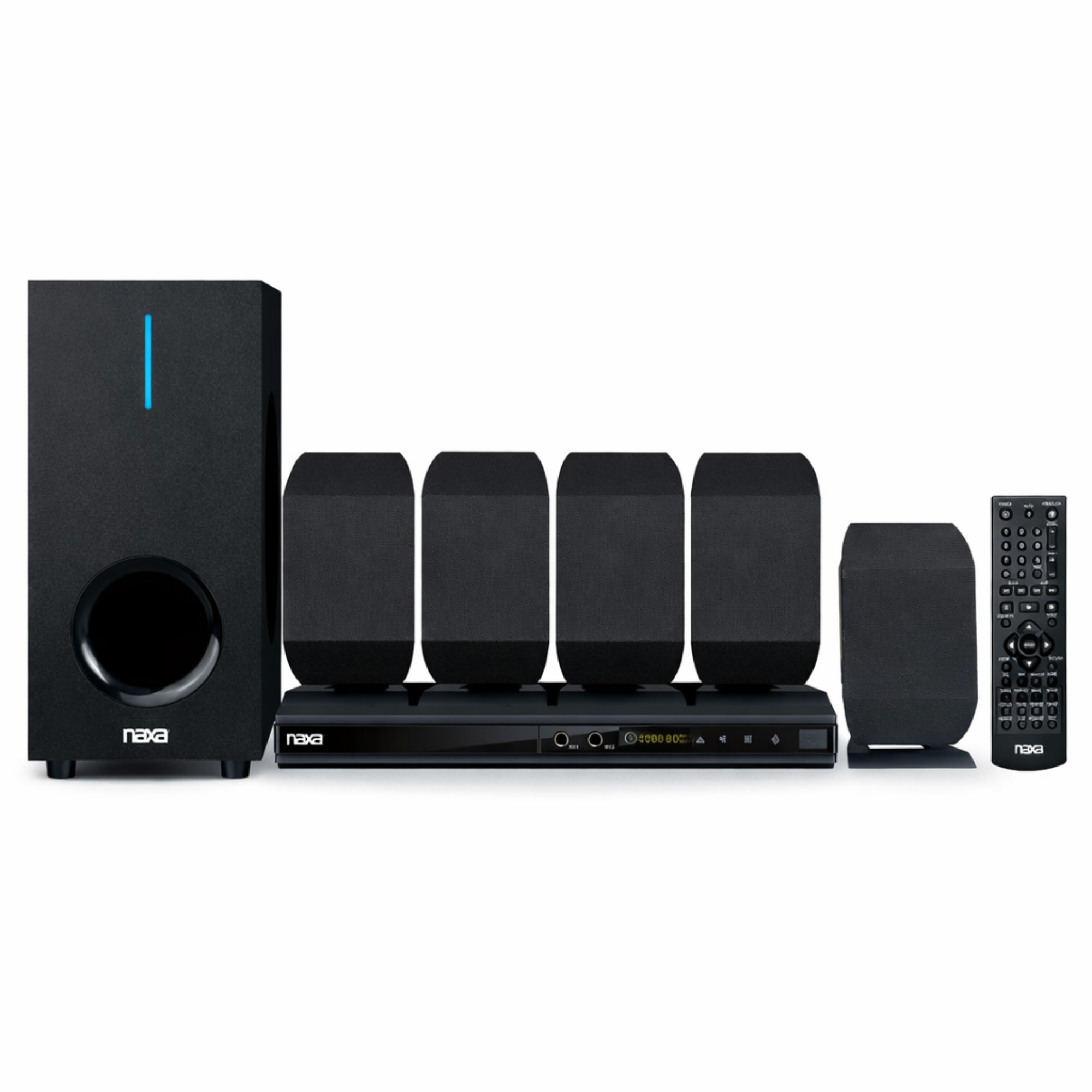 Naxa 5.1 Channel Home Theater DVD &amp; Karaoke Speaker System - Refurbished Jupiter Gear Home