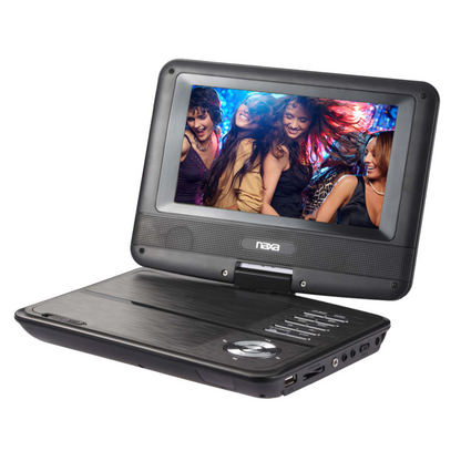 Naxa 7" TFT LCD Swivel Screen Portable DVD Player - Refurbished Jupiter Gear Home