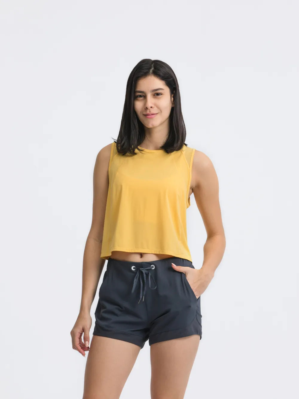 JupiterGear Round-Neck Cropped Tank Jupiter Gear Home
