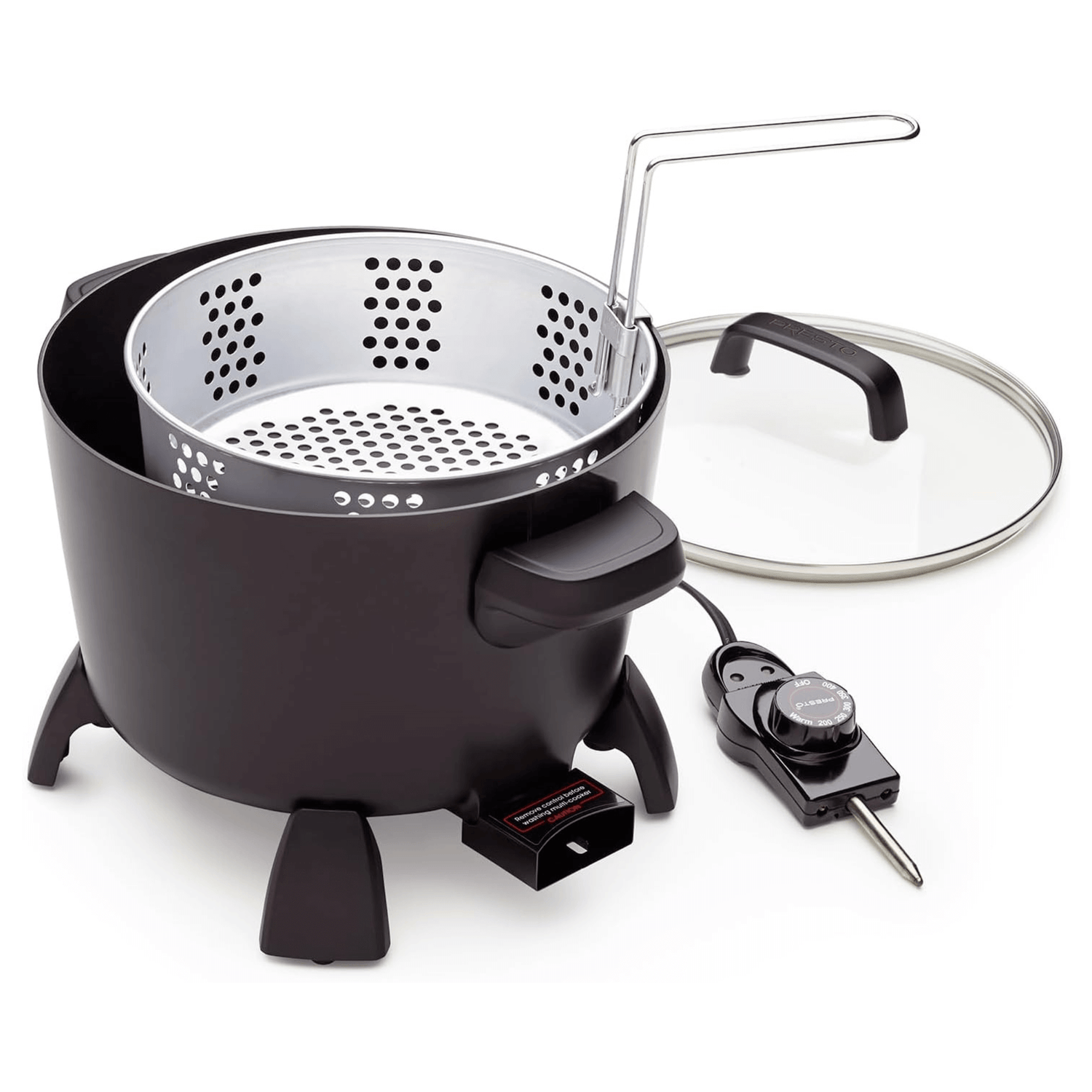 Presto 8-Cup Big Kettle Steamer Deep Fryer Multi-Cooker Jupiter Gear Home