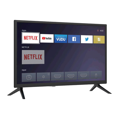 Supersonic 24" Smart 12V ACDC Compatible HDTV DLED HD WiFi with 3 HDMI Inputs and 2 USB Inputs (SC-2416STV) Jupiter Gear Home