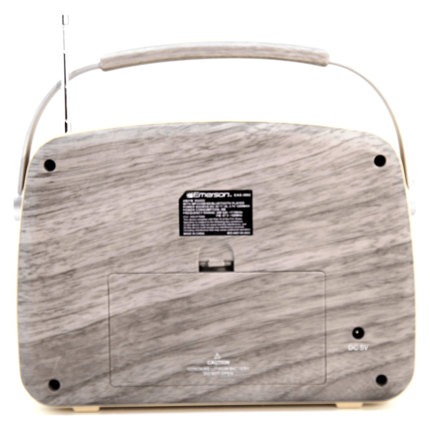 Emerson Portable Retro Radio with Built-In Rechargeable Battery and Memory Set Jupiter Gear Home