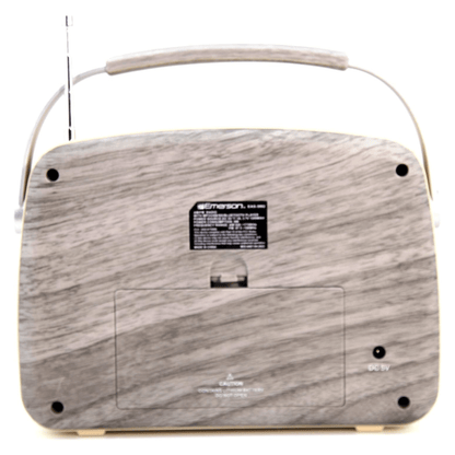 Emerson Portable Retro Radio with Built-In Rechargeable Battery and Memory Set Jupiter Gear Home