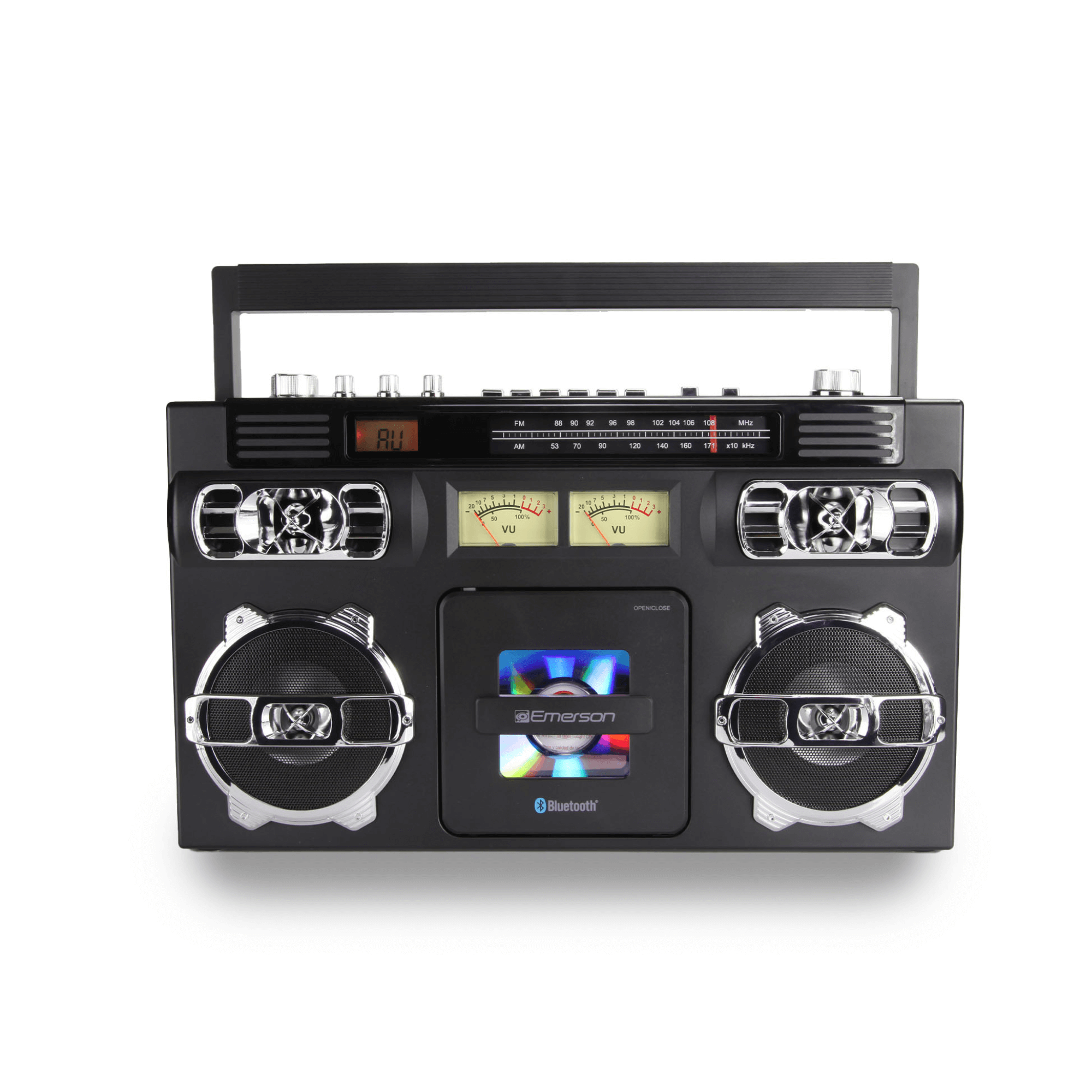 Emerson Retro Portable CD Boombox w Programmable Memory and LED Digital Display Jupiter Gear Home