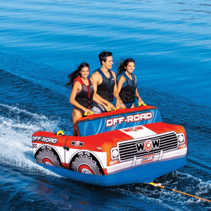 WOW Watersports Off-Road Truck 3-Person Towable Jupiter Gear Home