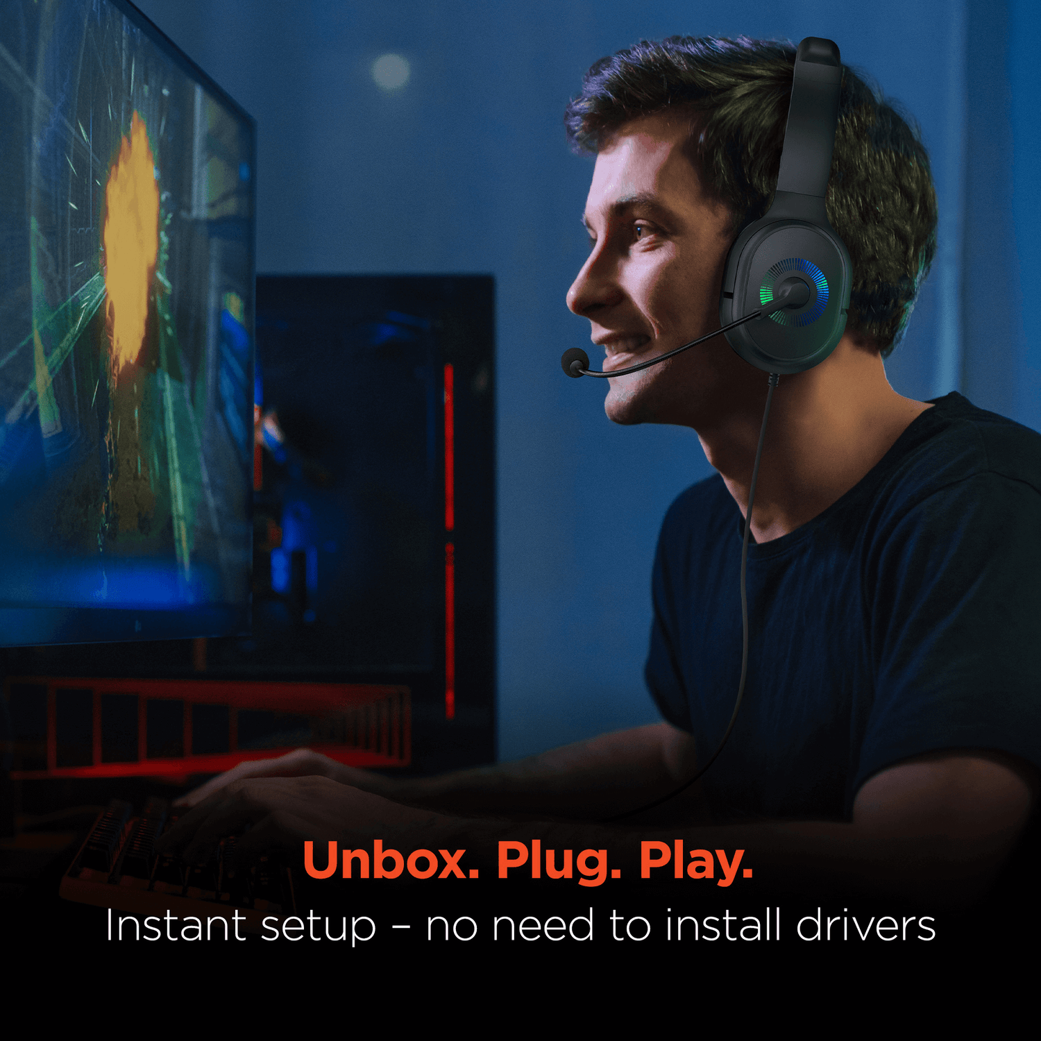 HyperGear V150 Home/Office Stereo Headset Jupiter Gear Home