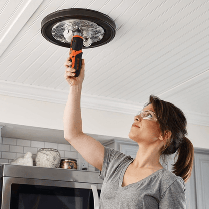 Black &amp; Decker Cordless Rechargeable Pivoting Screwdriver &amp; Picture Hanging Kit Jupiter Gear Home