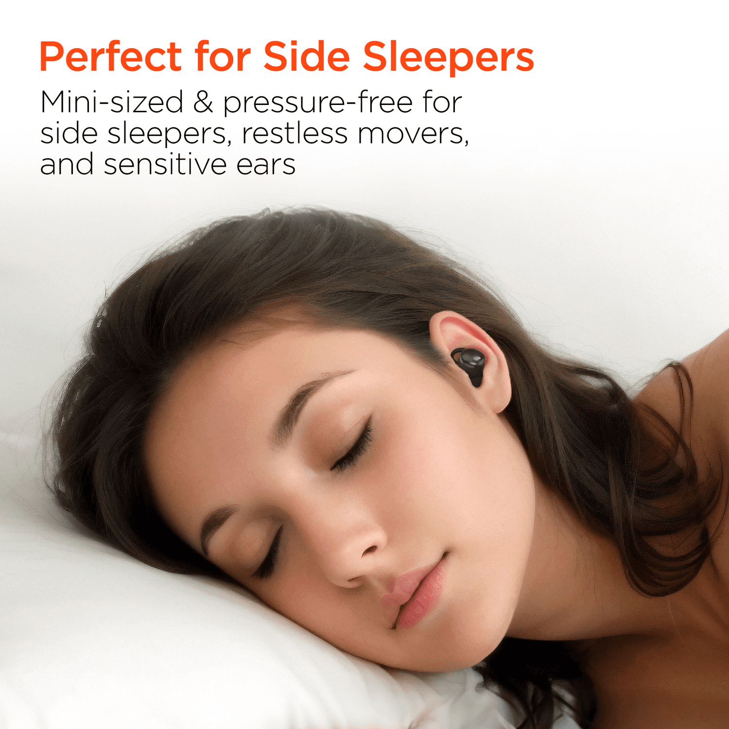 HyperGear SleepEEZ Mini Noise-Blocking True Wireless Earbuds for Sleeping Jupiter Gear Home
