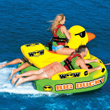 WOW Watersports Big Ducky 1 2 or 3 Person Inflatable Towable Deck Tube Jupiter Gear Home