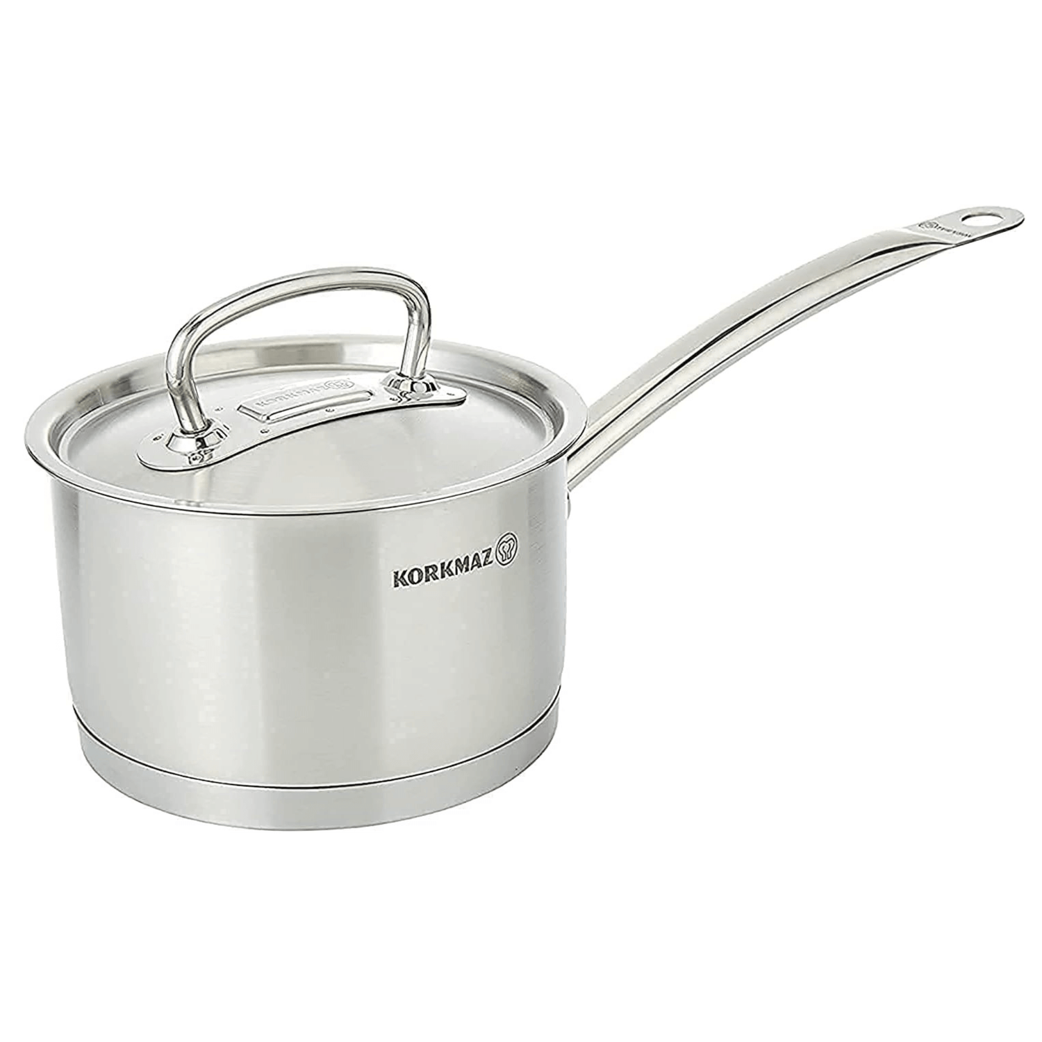 Korkmaz Proline 2Qt Stainless Steel Saucepan with High Profile Lid Jupiter Gear Home
