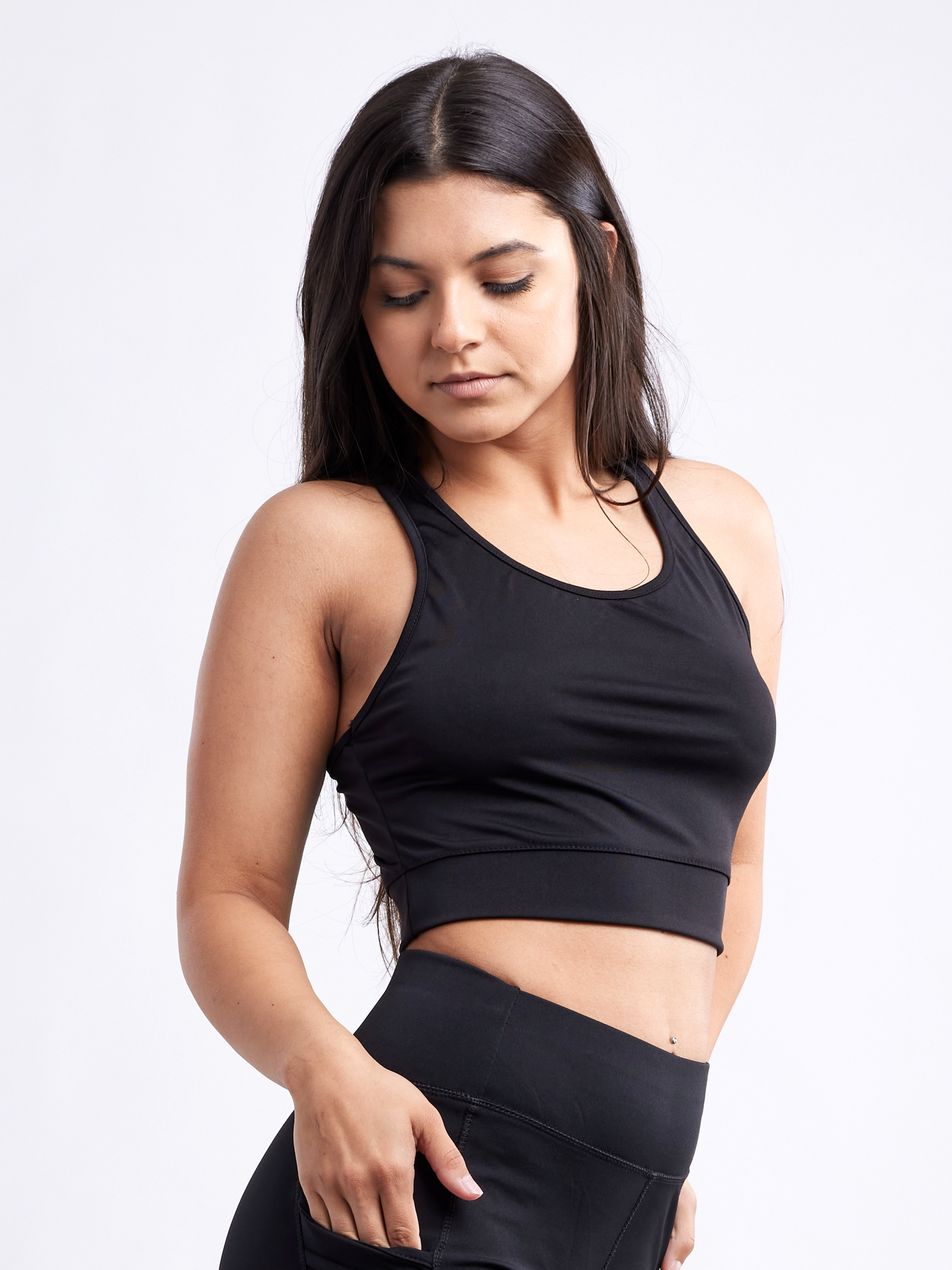 JupiterGear Racerback Lightweight Training Crop Tank Top Jupiter Gear Home