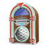 Victor Wilshire Bluetooth LED Jukebox Mahogany - Refurbished Jupiter Gear Home