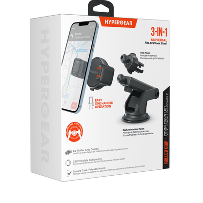 HyperGear Roller Grip Phone Mount Kit Jupiter Gear Home