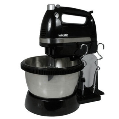 Better Chef 350W 5-Speed-plus-Boost Hand and Stand Mixer w Bowl Jupiter Gear Home