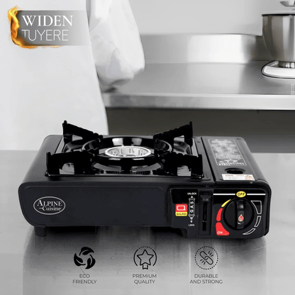 Alpine Cuisine Lightweight Portable Gas Stove for Outdoor and Indoor Cooking Jupiter Gear Home