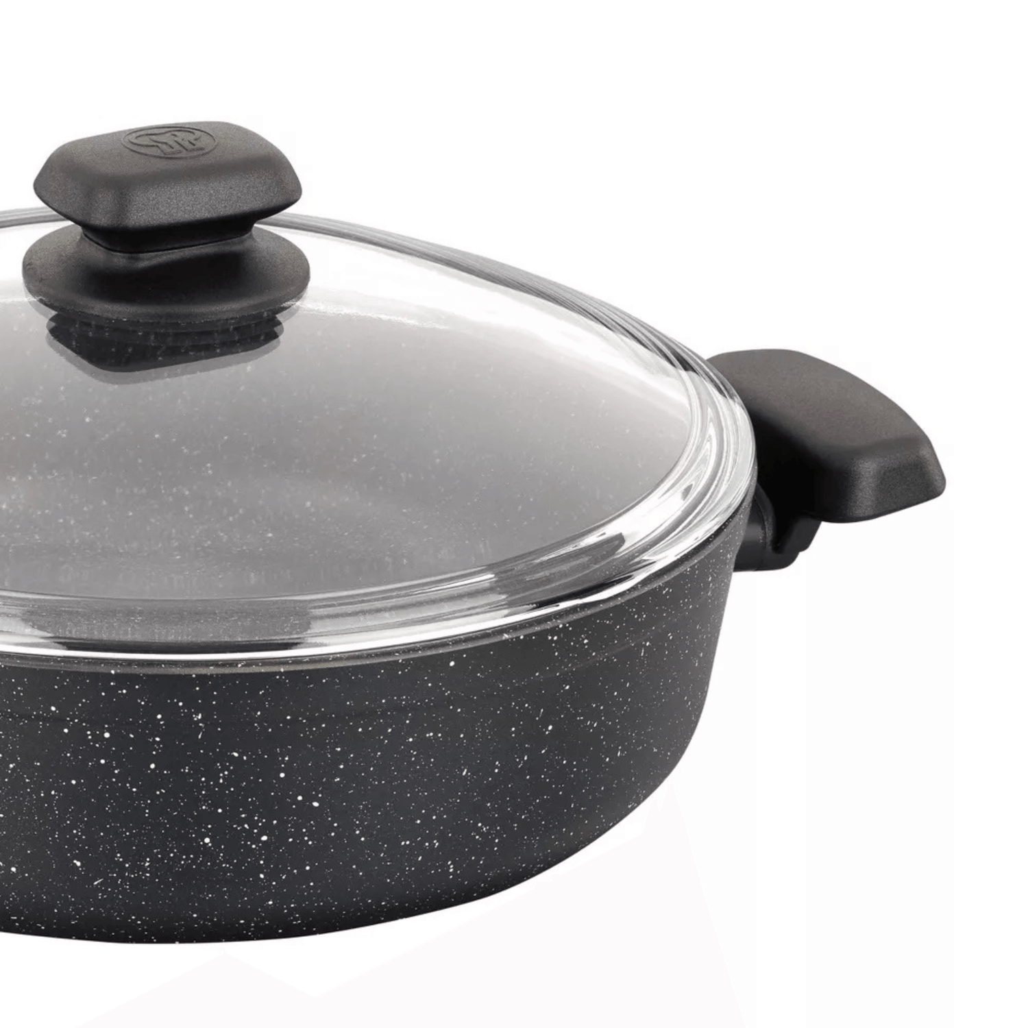 Korkmaz Ornella Aluminum 2.5L Non-Stick Low Casserole Dish with Lid Jupiter Gear Home