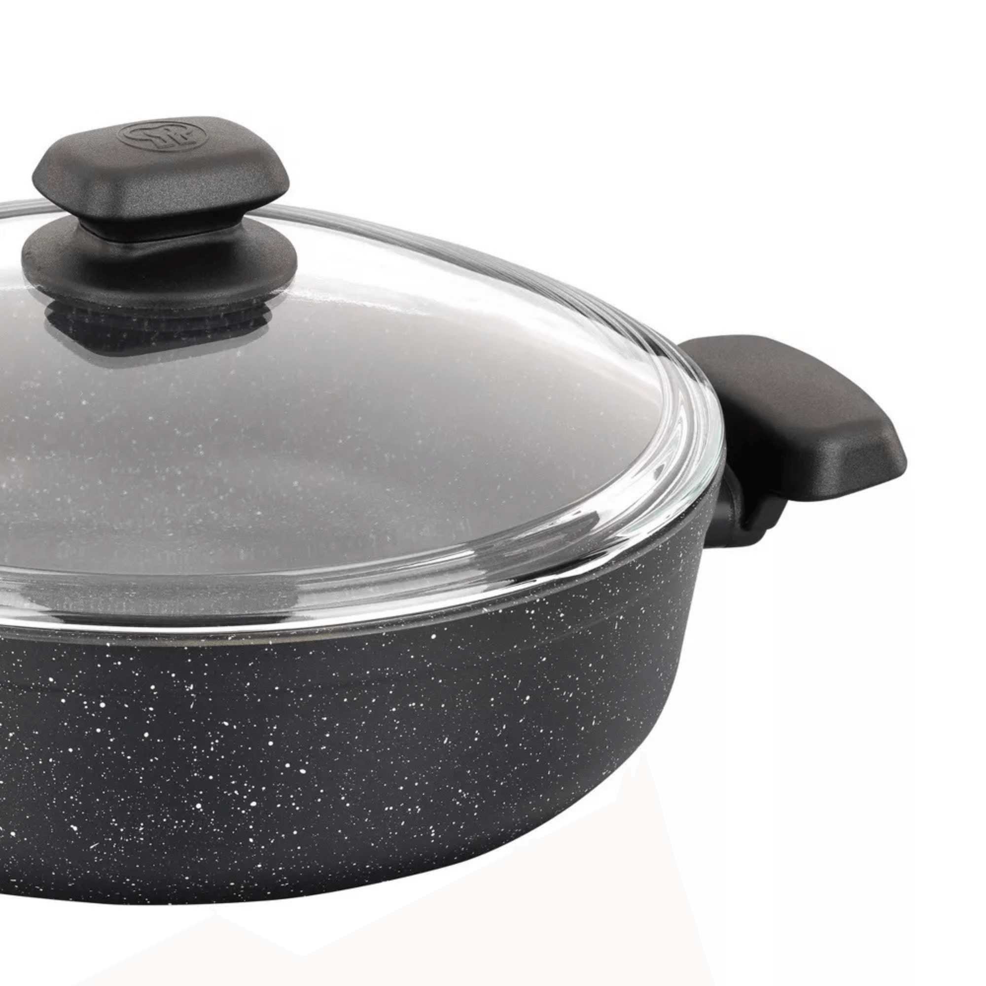 Korkmaz Ornella Aluminum 2.5L Non-Stick Low Casserole Dish with Lid Jupiter Gear Home