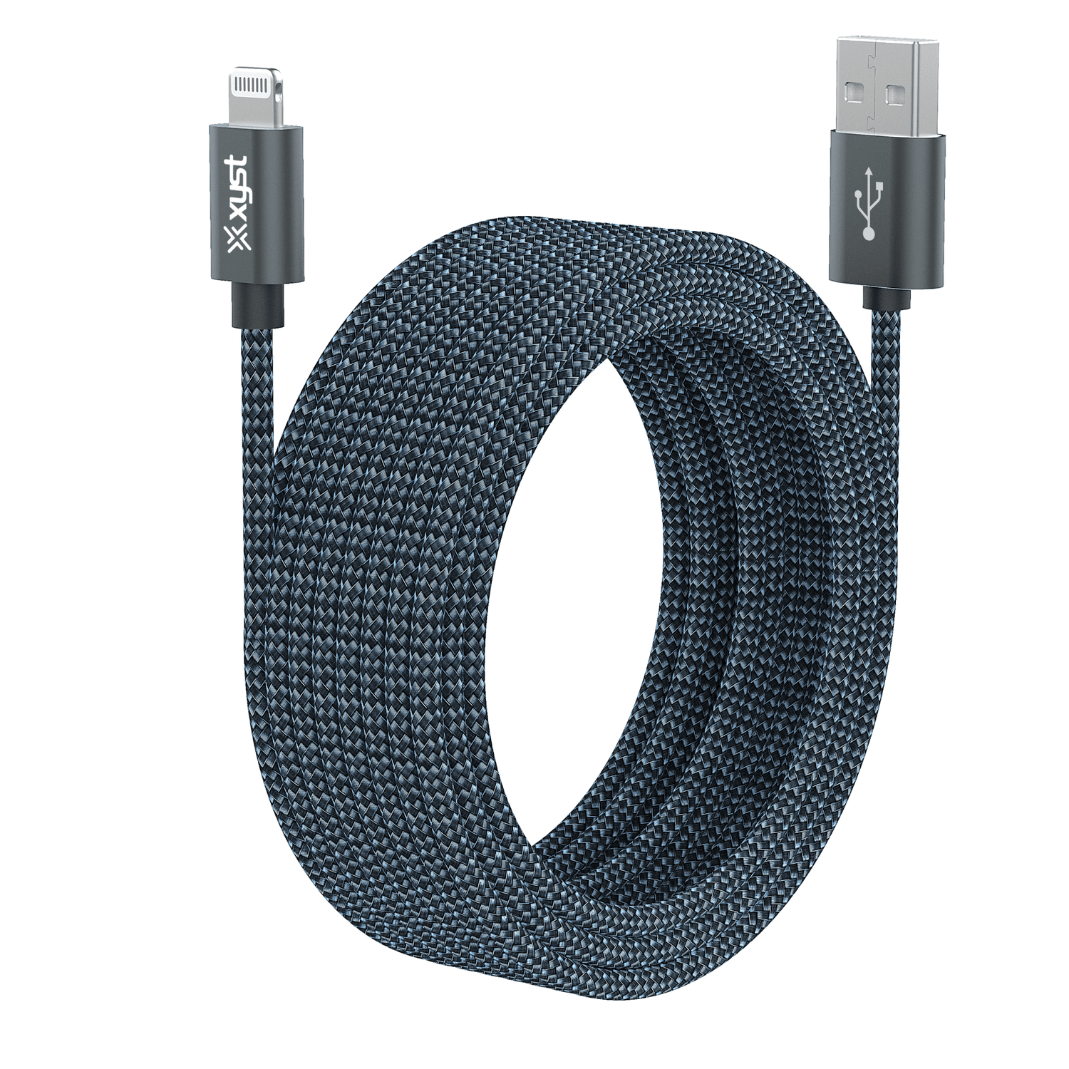 Xyst Charge and Sync USB to Lightning Braided Cable 10Ft Jupiter Gear Home