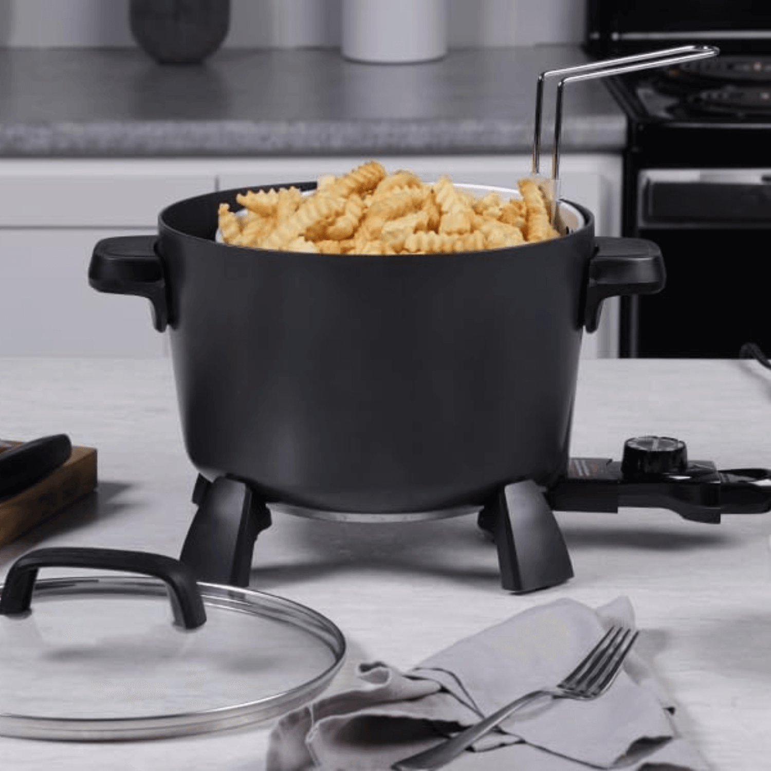 Presto 8-Cup Big Kettle Steamer Deep Fryer Multi-Cooker Jupiter Gear Home