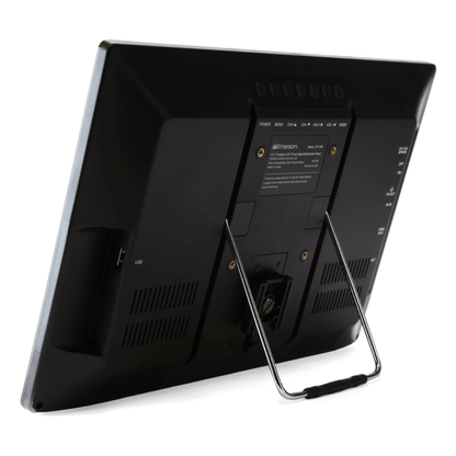Emerson 13.3" Portable Digital TV w 12V DC Car Adapter and Rechargeable Battery Jupiter Gear Home