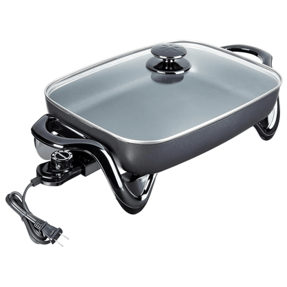 Presto 16-Inch Extra Large Non-Stick Skillet with Glass Lid Jupiter Gear Home